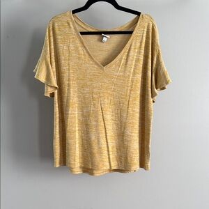 a new day Mustard V-Neck Blouse